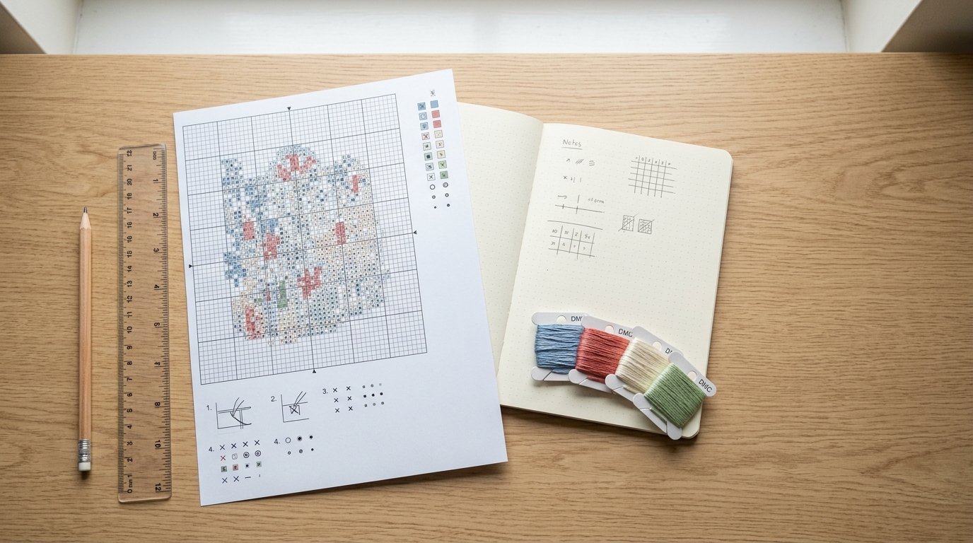 How to Read a Cross Stitch Pattern: A Beginner-Friendly Step-by-Step Guide - Image 1