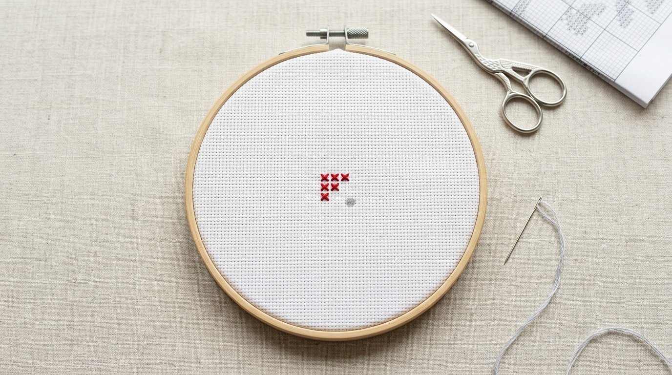 How to Stitch Over Two Threads in Cross Stitch - Image 1
