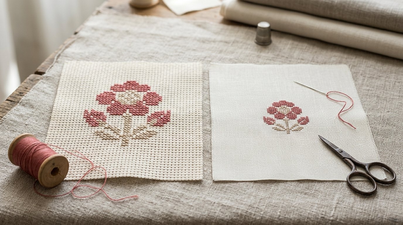How to Stitch Over Two Threads in Cross Stitch - Image 2