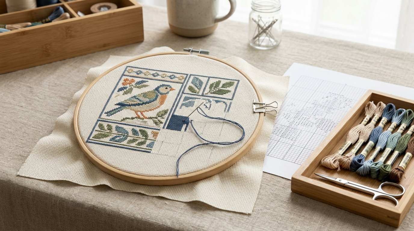How to Keep Your Place in a Cross Stitch Chart Without Losing Track - Image 2