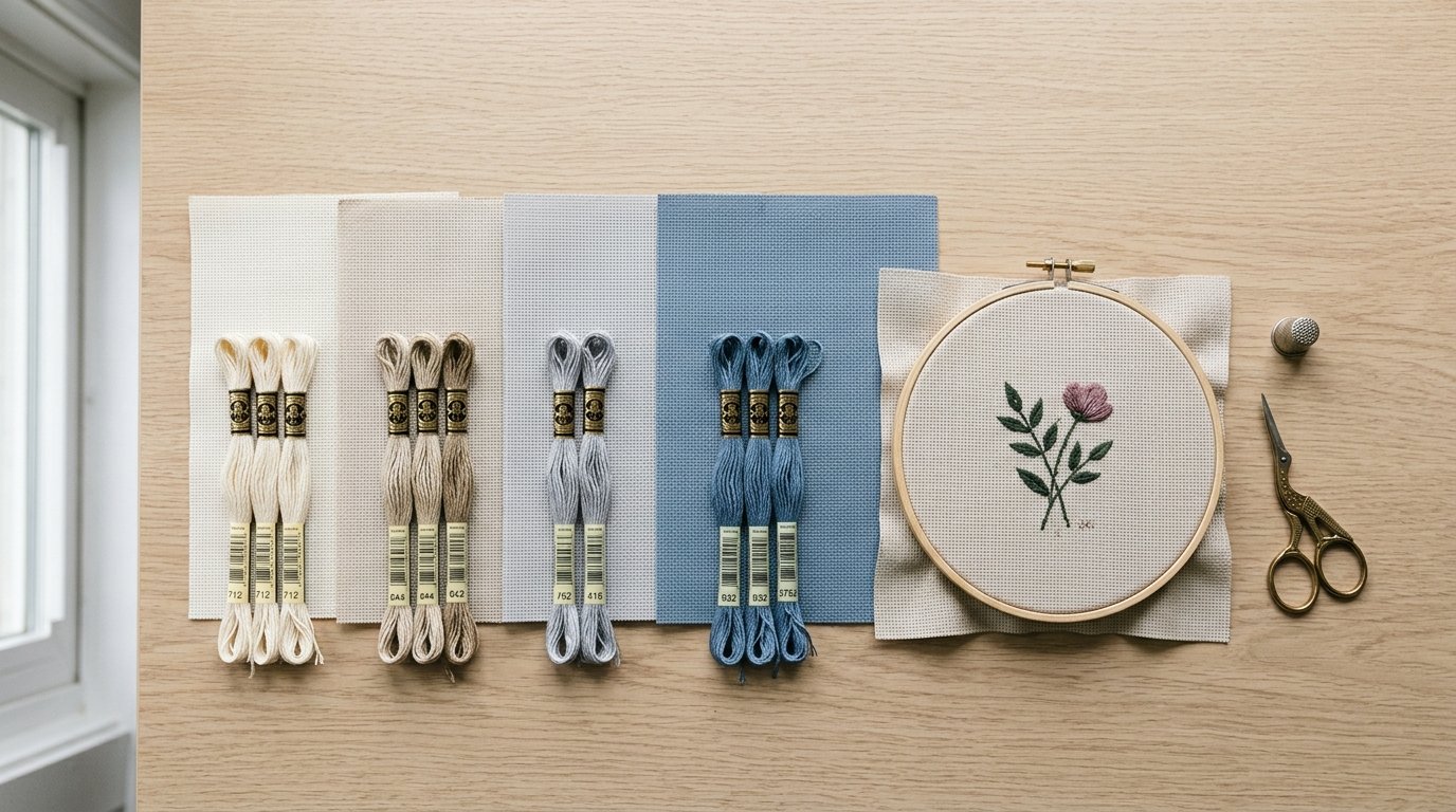 How to Pick the Perfect Aida Color for Your Next Cross Stitch Project - Image 1