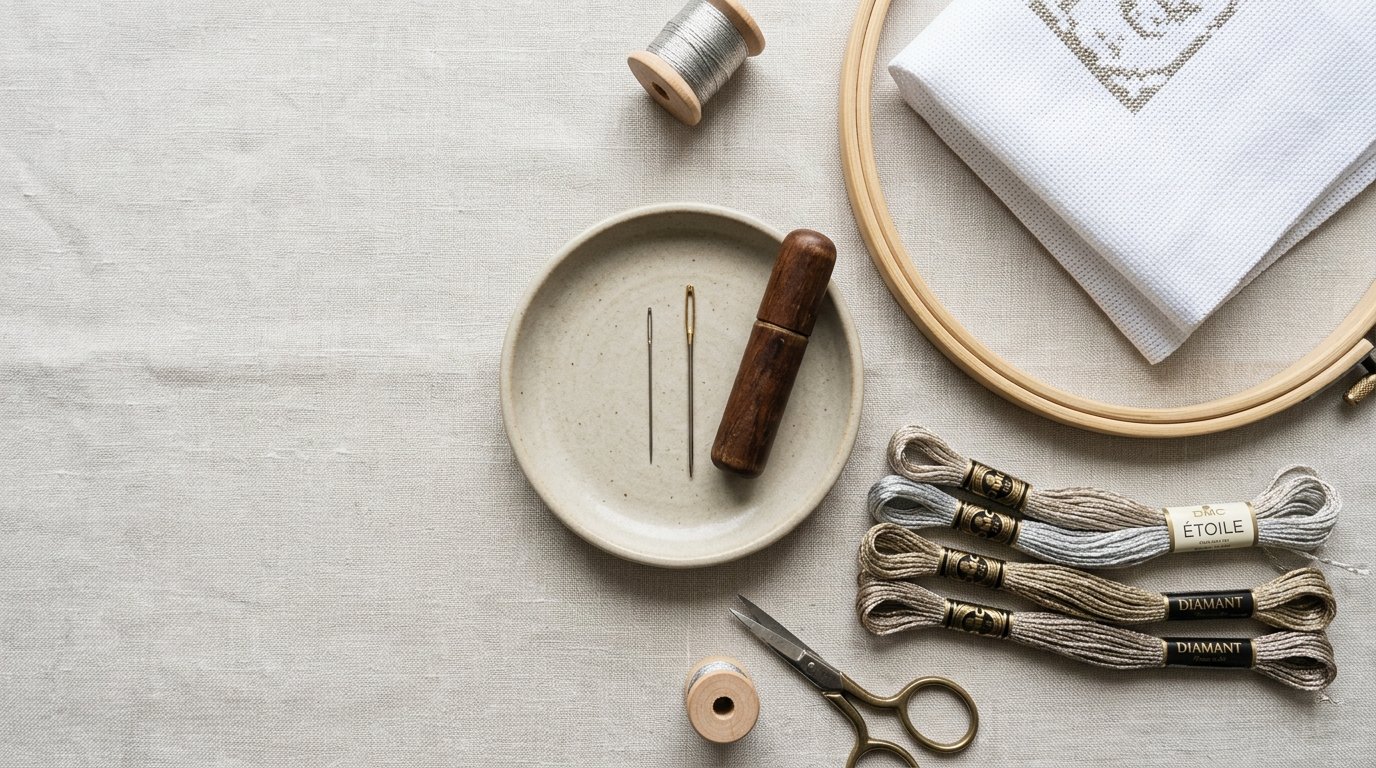 How to Cross Stitch With DMC Metallic Embroidery Floss: Tips for Smooth Stitching - Image 1