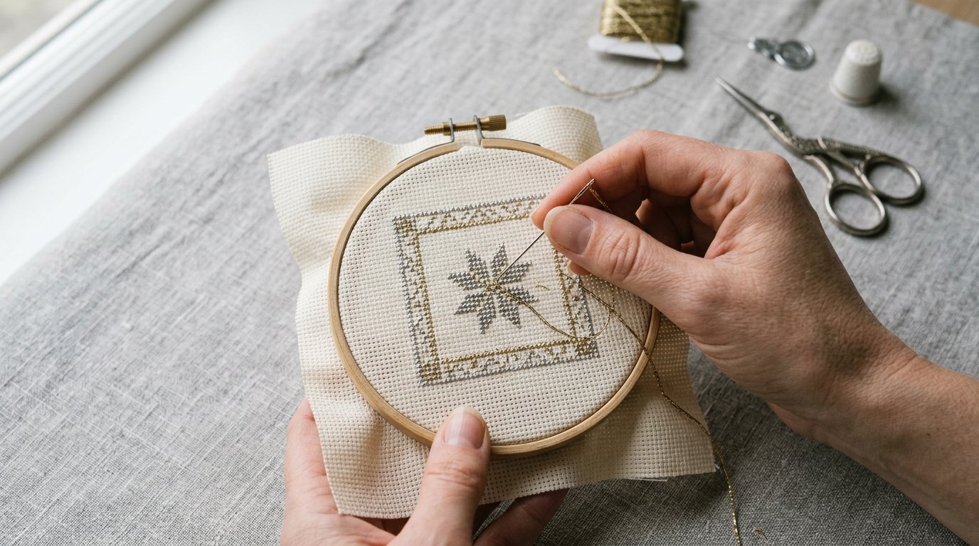 How to Cross Stitch With DMC Metallic Embroidery Floss: Tips for Smooth Stitching - Image 2