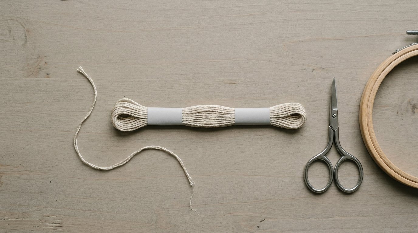 How to Pull Embroidery Floss From a Skein Without Knotting: Easy Steps - Image 1