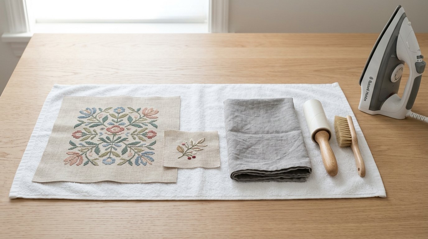 How to Frame Cross Stitch and Embroidery Using Sticky Board - Image 1