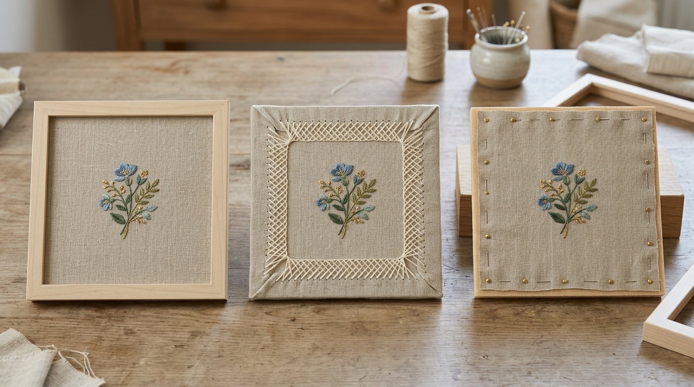 How to Frame Cross Stitch and Embroidery Using Sticky Board - Image 2