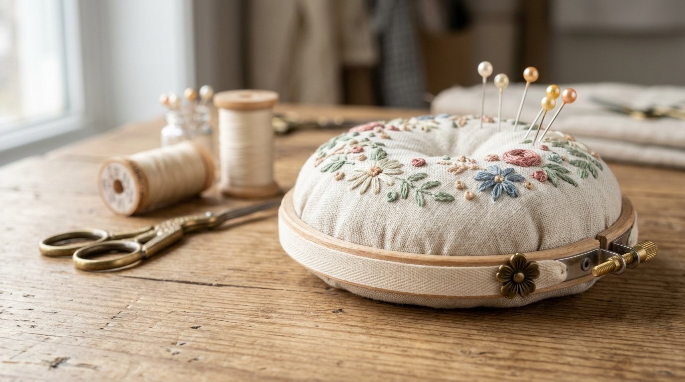 Make a Pincushion Out of Embroidery Hoops: Step-by-Step Tutorial - Image 2