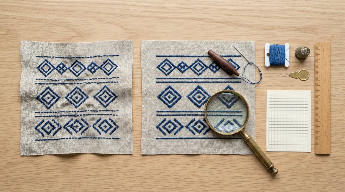 A Beginner’s Guide to Kogin Embroidery: Supplies, Stitches, and Simple Patterns - Image 2