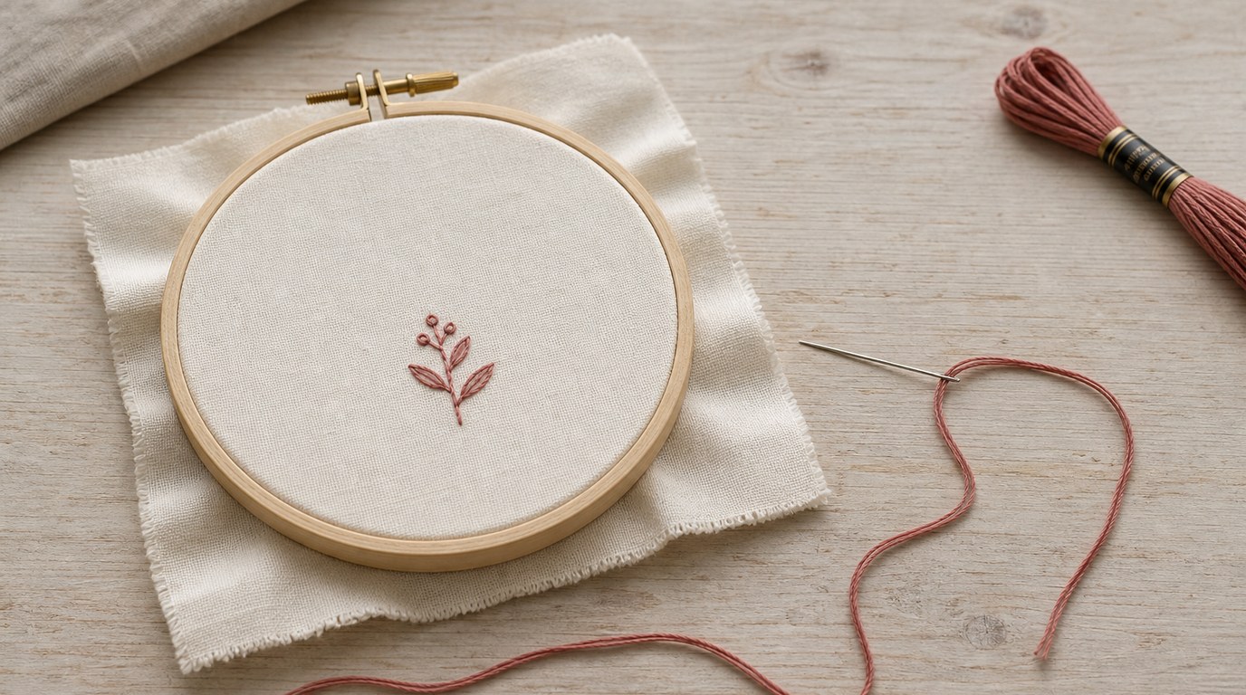 Embroidery for Beginners: Essential Supplies, Stitches, and First Project - Image 1