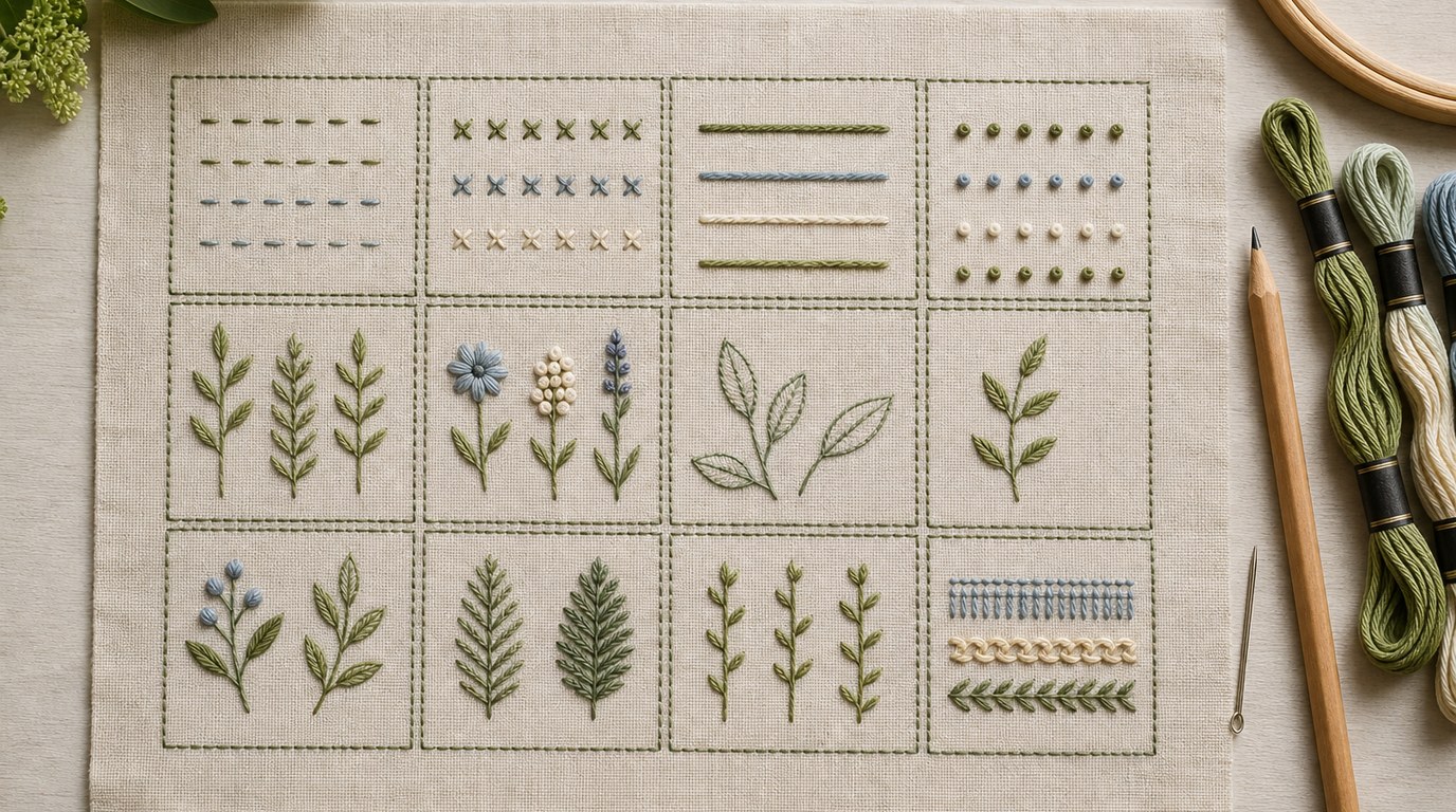 12 Essential Embroidery Stitches: A Beginner’s Guide to Learn First - Image 2