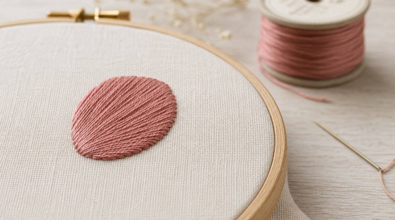 Learn How to Stitch Modern Embroidery Satin Stitch: Step-by-Step Tutorial - Image 2