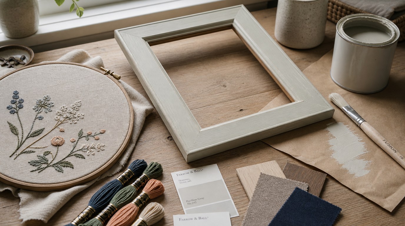 Ten Tips for Decoratively Painting Your Frame for Embroidery Finishing - Image 1