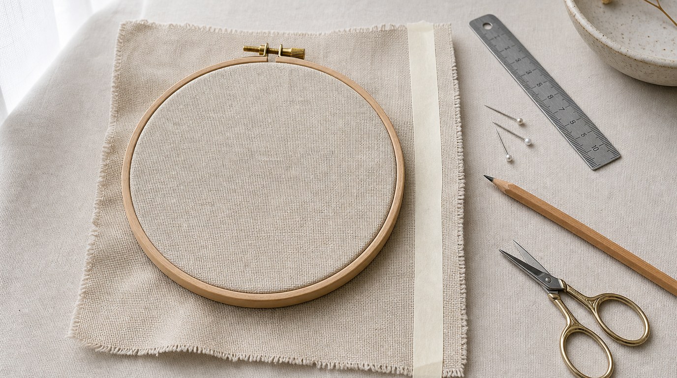Drawn Thread Work: Beginner Techniques, Tools, and Simple Border Ideas - Image 1