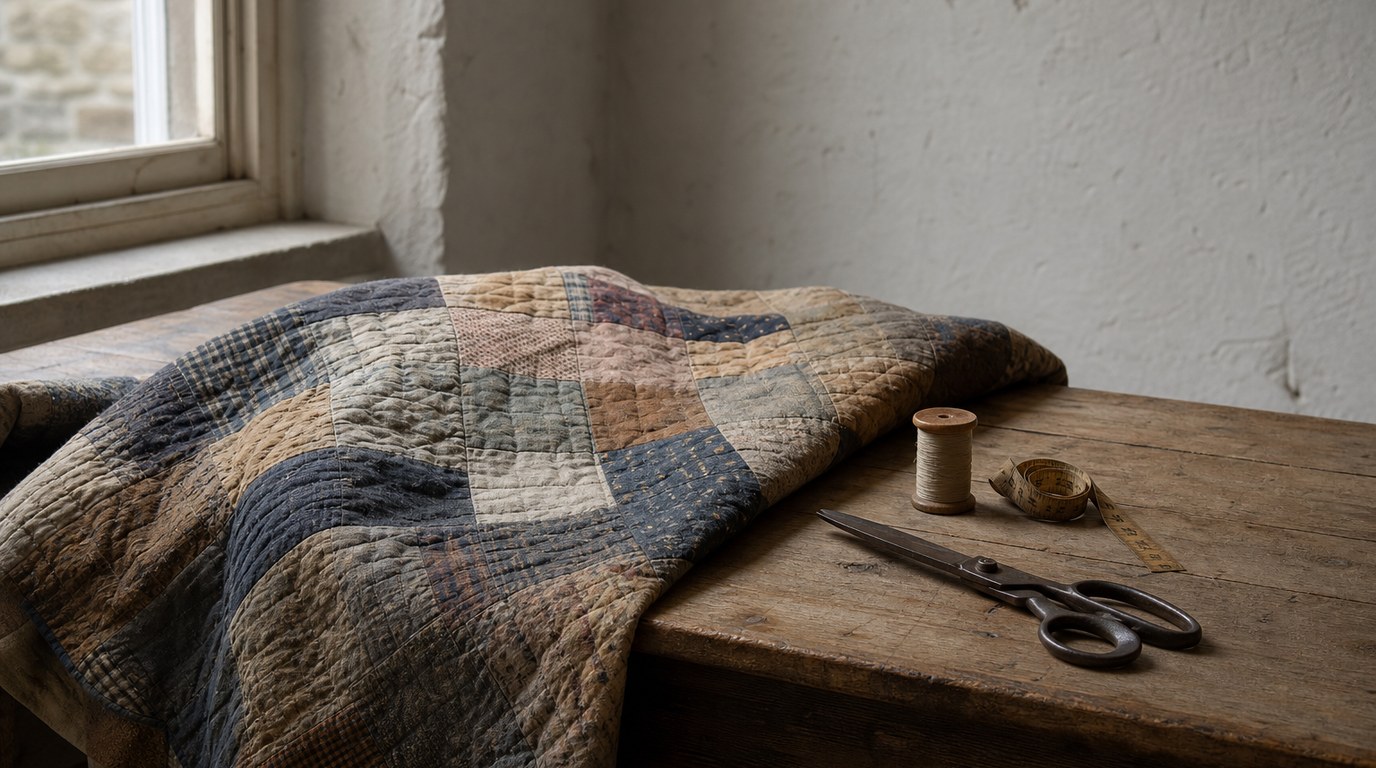 The Wrexham Tailors Quilt: History, Materials, and Stitching Details - Image 1