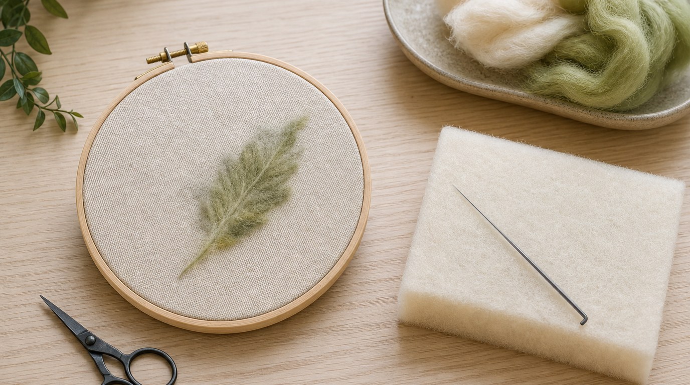 Learn How to Do Modern Embroidery With Wool Roving: Beginner Tutorial - Image 1