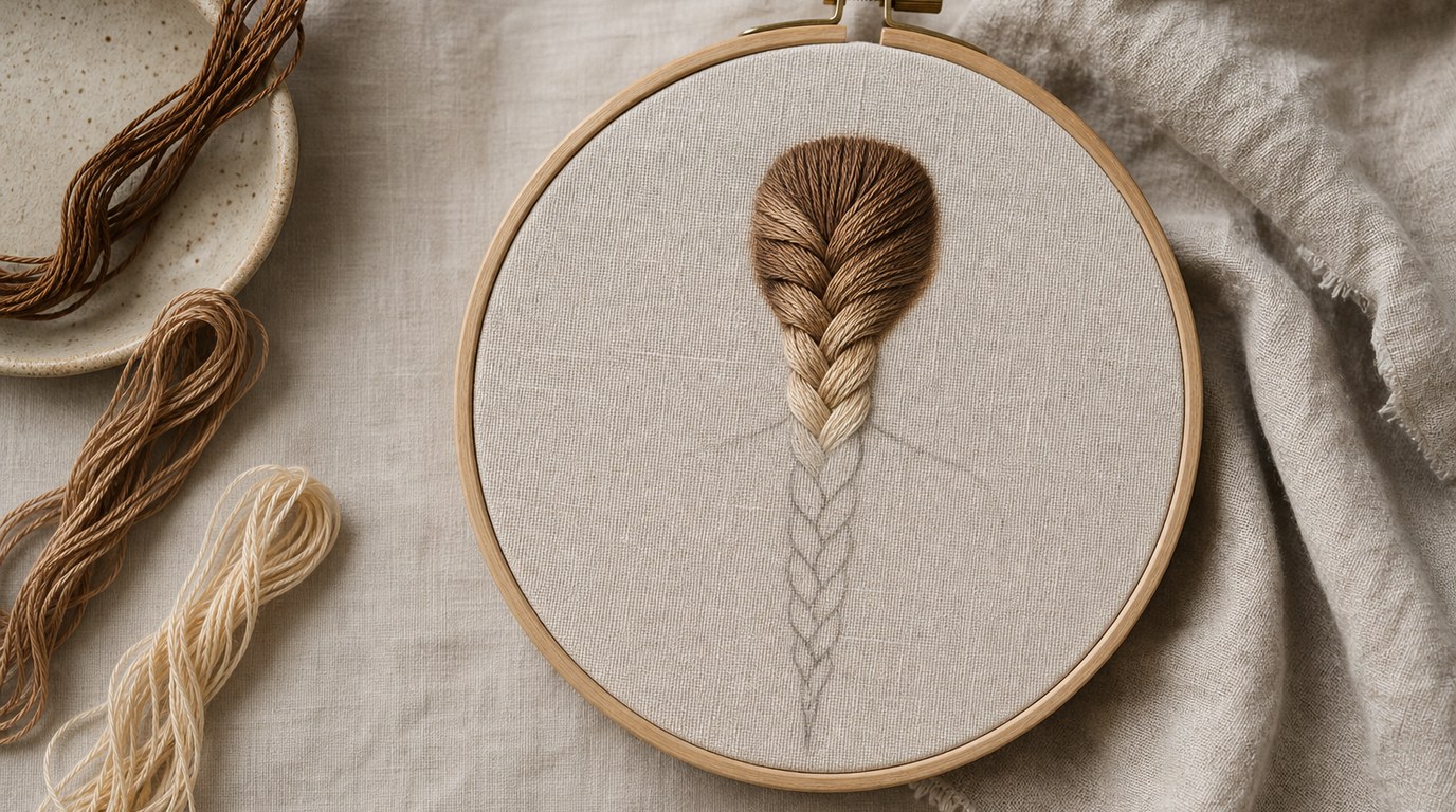 French Braid: Learn This Modern Embroidery Hairstyle Technique - Image 1