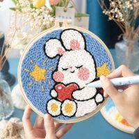 Whimsical Rabbit Punch Needle Kit - CX417 3